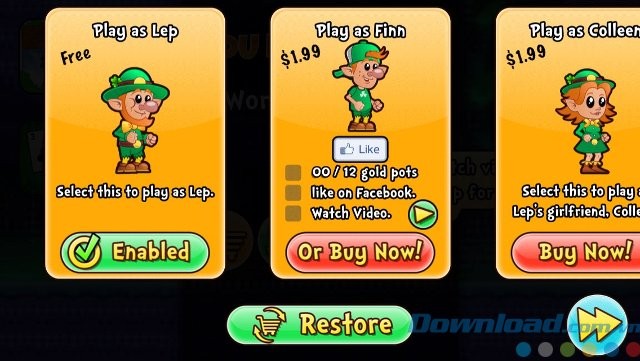 Mở khóa 4 nhân vật mới