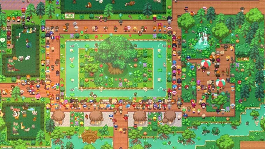 Đồ họa rực rỡ của Let's build a zoo