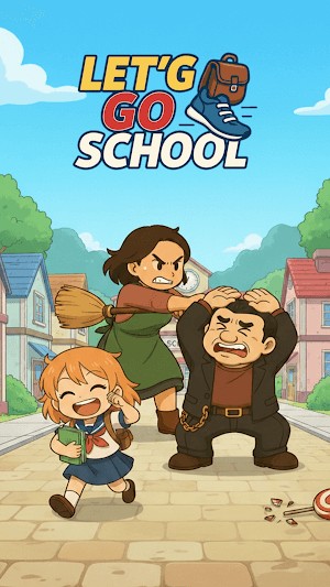 Let’s Go School là game chạy vô tận siêu vui nhộn