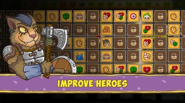 Cải thiện và tăng cường sức mạnh cho anh hùng của bạn
