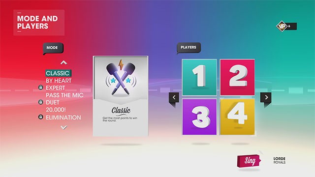 Game sẽ thử thách bạn qua những màn hát đơn, hát đôi...