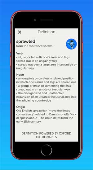 Letterpress tích hợp từ điển Oxford