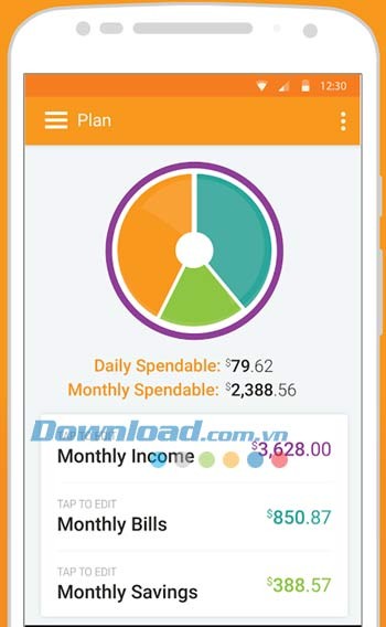 Level Money giúp lập kế hoạch chi tiêu khoa học