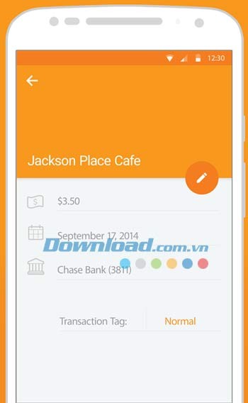 Level Money theo dõi chi tiết các khoản chi