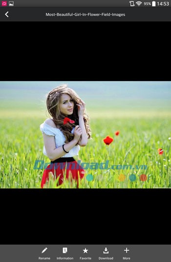 Xem dữ liệu ngay trên LG Cloud cho Android