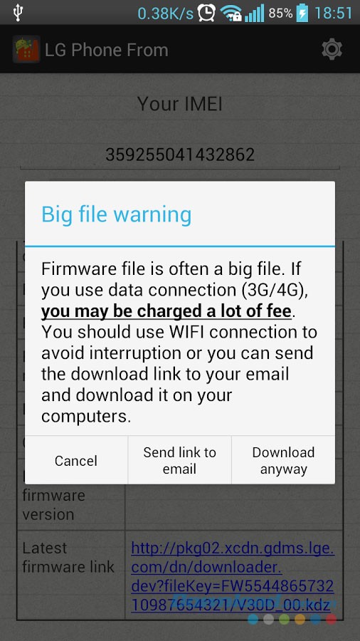 LG Phone From for Android