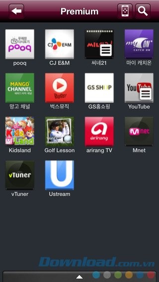 Chọn kênh yêu thích