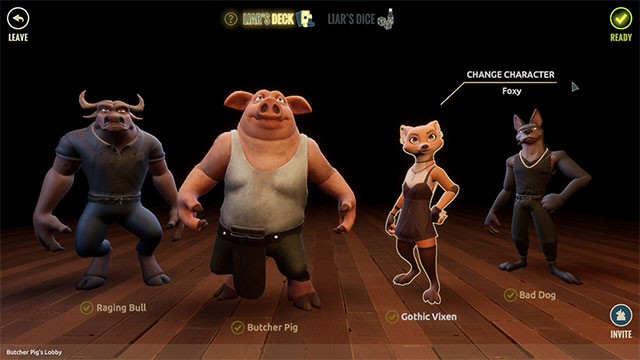 Dàn nhân vật với tạo hình đầu động vật thân người độc đáo