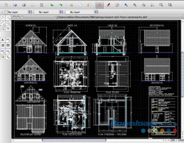 LibreCAD phần mềm thiết kế đồ họa
