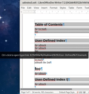 LibreOffice 7.2 nâng cấp cho phần chỉ mục, mục lục... trong Writer