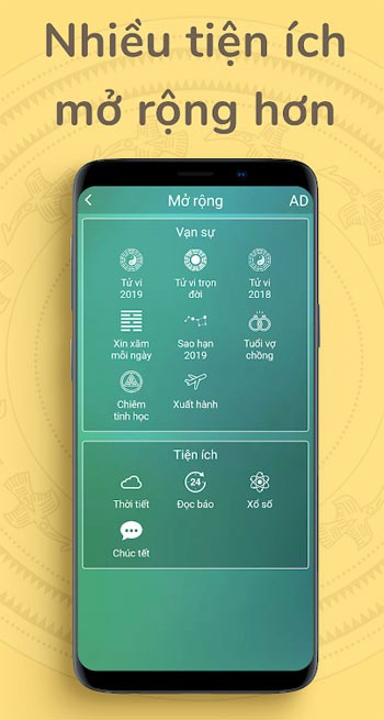 Nhiều tiện ích mở rộng