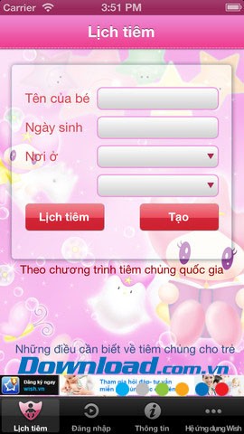Lịch tiêm for iOS