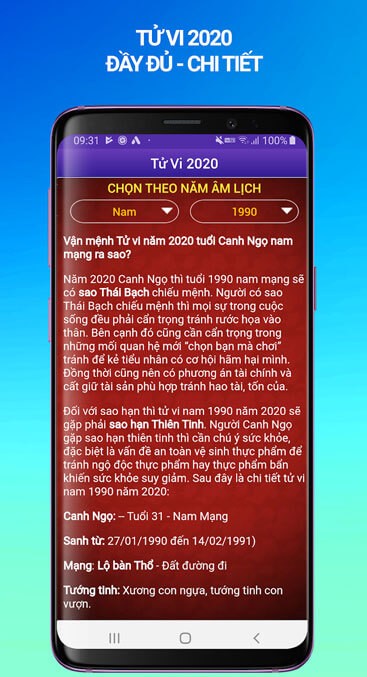 Tử vi theo năm đầy đủ