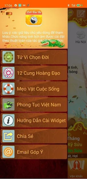 Lịch vạn sự cho Android