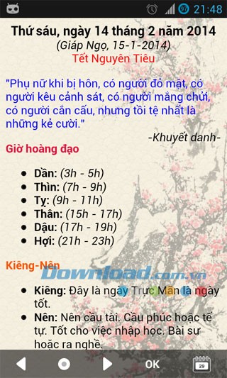 Lịch Việt Nam cho Android