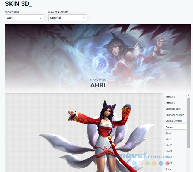 Skin 3D thú vị