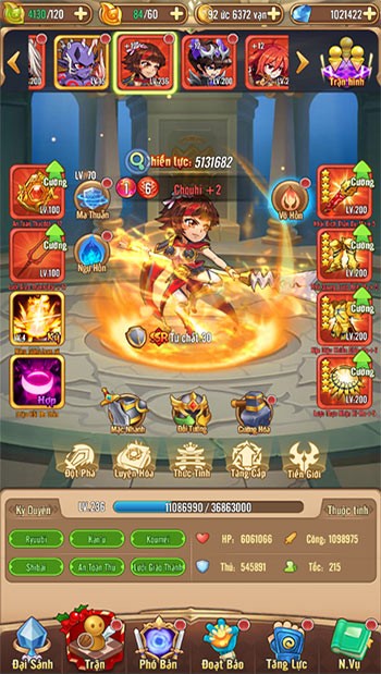 Giới hạn Level lên Level 120