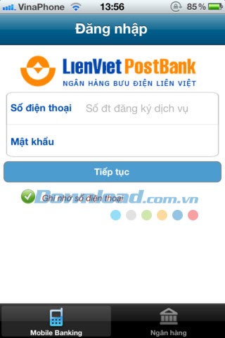 LienVietPostBank for iOS