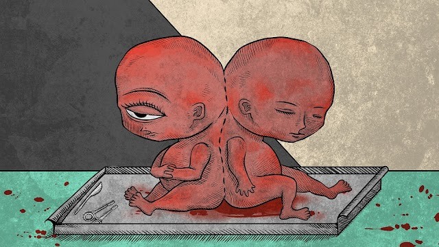 Các hình ảnh vẽ tay mang lại cảm giác rùng rợn