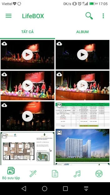 Quản lý dữ liệu trên Lifebox