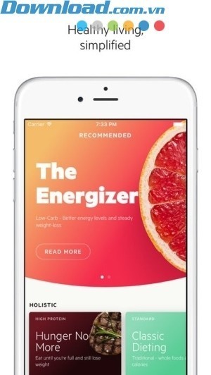 Lifesum cho iOS tăng cường sức khỏe