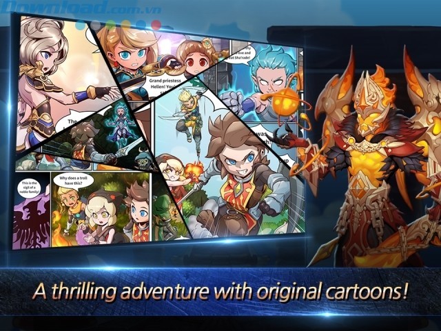 Nhân vật được thiết kế theo phong cách anime vô cùng đáng yêu