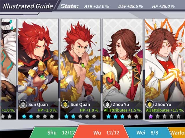 Hơn 50 anh hùng nổi tiếng nhất đang chờ bạn thu thập và chiêu mộ vào đội quân của mình