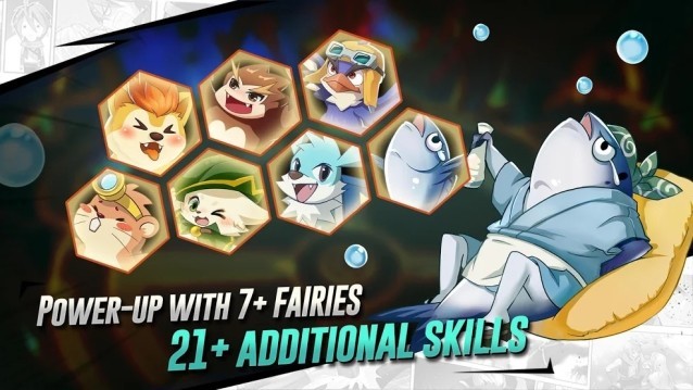 Nâng cấp anh hùng bằng 7 nàng tiên và 21 kỹ năng đặc biệt