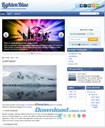 LightenBlue - Template Blogger màu xanh miễn phí