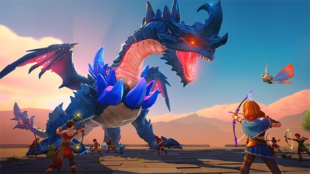 Hợp tác với bạn bè để cùng nhau săn quái, chiến đấu và tái thiết thế giới mới