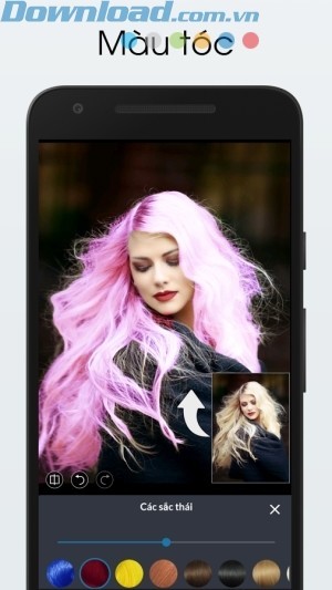 Thay đổi màu tóc