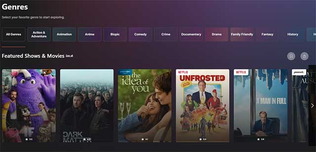 Khám phá các đề xuất phim được cá nhân hóa dựa trên sở thích của bạn