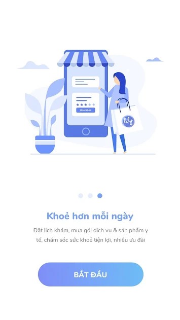 Đặt lịch khám, mua gói dịch vụ khám