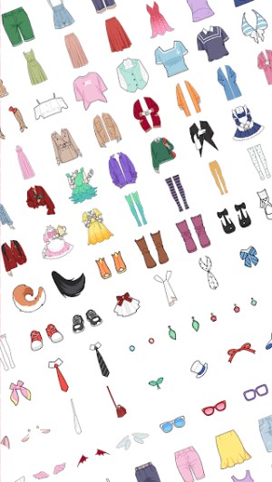 Một tủ quần áo khổng lồ với đầy đủ trang phục, phụ kiện