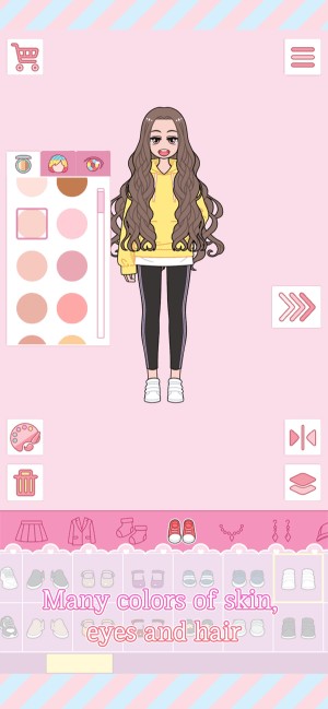 Tùy chỉnh mọi thứ trên cơ thể nhân vật