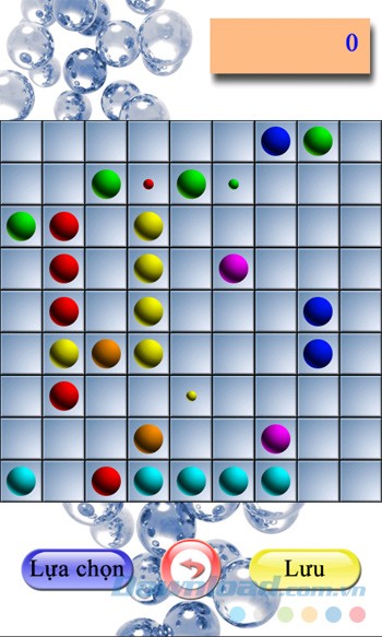 Giao diện chơi game Line 98