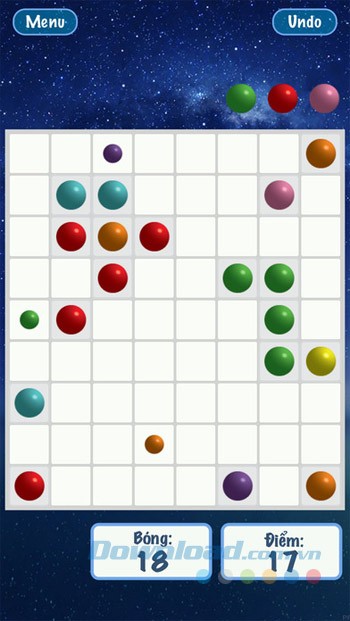 Game xếp bóng kinh điển