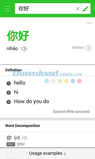 Line Dictionary Chinese English cho Android