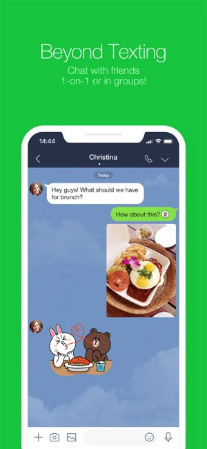 LINE for iOS là ứng dụng nhắn tin miễn phí cho iPhone, iPad