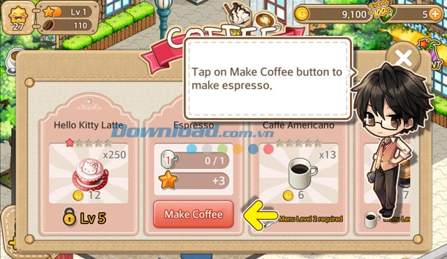 LINE I Love Coffee cho Android