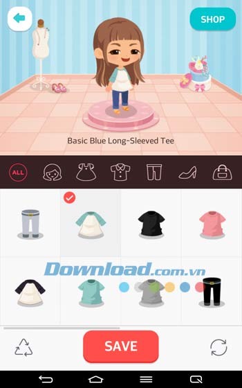Hệ thống trang phục trong LINE PLAY - Your Avatar World