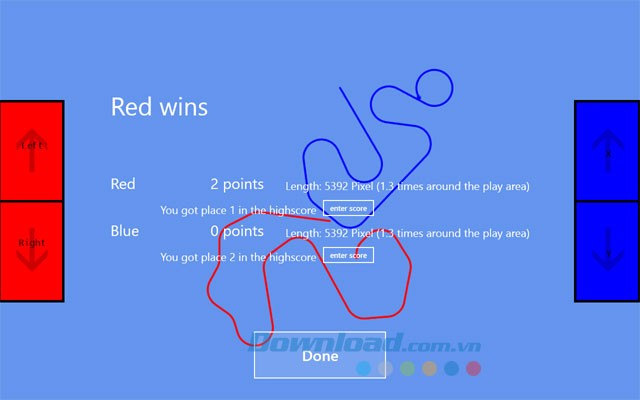 Tránh không đâm hoặc ra khỏi bàn chơi