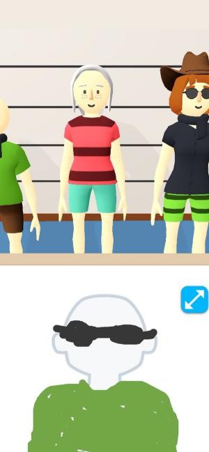 Đối chiếu hình vẽ với các nghi phạm