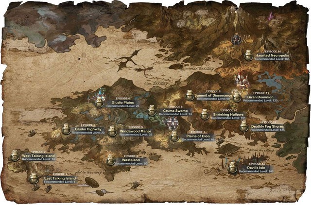 Bản đồ Thế giới trong L2R mở rộng hơn gấp 5 lần