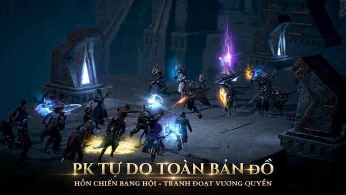 PK tự do toàn bản đồ - Hỗn chiến bang hội