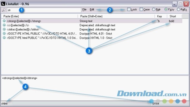 Tìm kiếm snippet dễ dàng với Lintalist