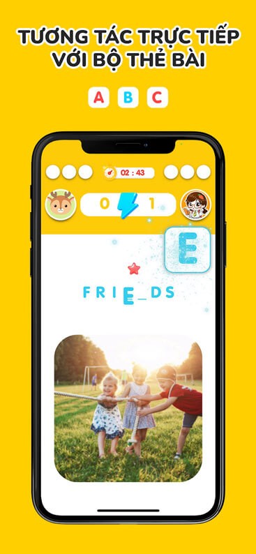 Tương tác trực tiếp với bộ thẻ bài