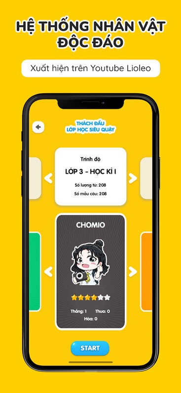 Hệ thống nhân vật độc đáo