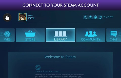 Kết nối với tài khoản Steam