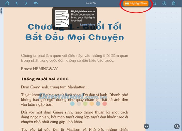 Đánh dấu nội dung